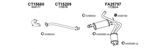 VENEPORTE 450631 Exhaust System